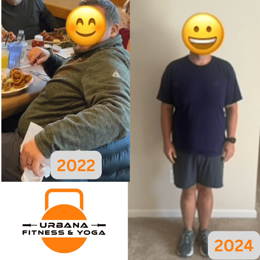 Paul has trained with Abby for two years and has lost 50 lbs.